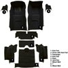 VT1116001 1967 Chevrolet Corvette; Roadster; Complete Molded Carpet Set; w/o Heel Pad; Loop; Black - image 4