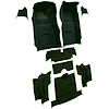 VT1116013 1967 Chevrolet Corvette; Roadster; Complete Molded Carpet Set; w/o Heel Pad; Loop; Dark Green - image 1