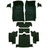 VT1116013 1967 Chevrolet Corvette; Roadster; Complete Molded Carpet Set; w/o Heel Pad; Loop; Dark Green - image 2