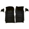 VT1116101 1967 Chevrolet Corvette; Front Molded Carpet Set; w/ Kick Panel Inserts; w/o Heel Pad; Loop; Black - image 2