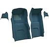 VT1116104 1967 Chevrolet Corvette; Front Molded Carpet Set; w/ Kick Panel Inserts; w/o Heel Pad; Loop; Bright Blue - image 1