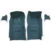 VT1116104 1967 Chevrolet Corvette; Front Molded Carpet Set; w/ Kick Panel Inserts; w/o Heel Pad; Loop; Bright Blue - image 2
