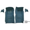VT1116104 1967 Chevrolet Corvette; Front Molded Carpet Set; w/ Kick Panel Inserts; w/o Heel Pad; Loop; Bright Blue - image 4