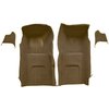 VT1116117 1967 Chevrolet Corvette; Front Molded Carpet Set; w/ Kick Panel Inserts; w/o Heel Pad; Loop; Medium Saddle - image 2