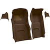 VT1116118 1967 Chevrolet Corvette; Front Molded Carpet Set; w/ Kick Panel Inserts; w/o Heel Pad; Loop; Dark Saddle - image 1