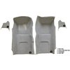 VT1116123 1967 Chevrolet Corvette; Front Molded Carpet Set; w/ Kick Panel Inserts; w/o Heel Pad; Loop; Silver - image 4