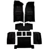 VT1116201 1968 Chevrolet Corvette; Automatic; Complete Molded Carpet Set; w/ Heel Pad; Loop; Black - image 2