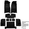 VT1116201 1968 Chevrolet Corvette; Automatic; Complete Molded Carpet Set; w/ Heel Pad; Loop; Black - image 4