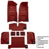 VT1116202 1968 Chevrolet Corvette; Automatic; Complete Molded Carpet Set; w/ Heel Pad; Loop; Red - image 4