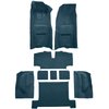 VT1116204 1968 Chevrolet Corvette; Automatic; Complete Molded Carpet Set; w/ Heel Pad; Loop; Bright Blue - image 2