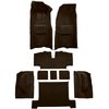 VT1116271 1968 Chevrolet Corvette; Automatic; Complete Molded Carpet Set; w/ Heel Pad; Loop; Dark Brown - image 2