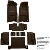 VT1116271 1968 Chevrolet Corvette; Automatic; Complete Molded Carpet Set; w/ Heel Pad; Loop; Dark Brown - image 4