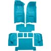 VT1116303 1968 Chevrolet Corvette; 4-Speed; Complete Molded Carpet Set; w/ Heel Pad; Loop; Medium Blue - image 2