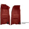 VT1116402 1968 Chevrolet Corvette; Automatic; Front Molded Carpet Set; w/ Heel Pad; Loop; Red - image 4
