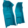 VT1116403 1968 Chevrolet Corvette; Automatic; Front Molded Carpet Set; w/ Heel Pad; Loop; Medium Blue - image 1