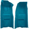VT1116403 1968 Chevrolet Corvette; Automatic; Front Molded Carpet Set; w/ Heel Pad; Loop; Medium Blue - image 2