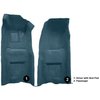 VT1116404 1968 Chevrolet Corvette; Automatic; Front Molded Carpet Set; w/ Heel Pad; Loop; Bright Blue - image 4