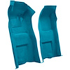 VT1116503 1968 Chevrolet Corvette; 4-Speed; Front Molded Carpet Set; w/ Heel Pad; Loop; Medium Blue - image 1