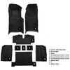 VT1116601 1969 Chevrolet Corvette; Automatic; Complete Molded Carpet Set; w/ Heel Pad; Loop; Black - image 4