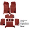 VT1116602 1969 Chevrolet Corvette; Automatic; Complete Molded Carpet Set; w/ Heel Pad; Loop; Red - image 4