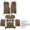 VT1116617 1969 Chevrolet Corvette; Automatic; Complete Molded Carpet Set; w/ Heel Pad; Loop; Medium Saddle - image 4