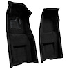 VT1117001 1969 Chevrolet Corvette; Automatic; Front Molded Carpet Set; w/ Heel Pad; Loop; Black - image 1