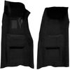 VT1117001 1969 Chevrolet Corvette; Automatic; Front Molded Carpet Set; w/ Heel Pad; Loop; Black - image 2