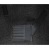 VT1117201 1969-70 Chevrolet Corvette; Automatic; Complete Molded Carpet Set; w/ Heel Pad & Toe Pad; Loop; Black - image 2