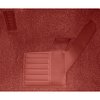 VT1117202 1969-70 Chevrolet Corvette; Automatic; Complete Molded Carpet Set; w/ Heel Pad & Toe Pad; Loop; Red - image 3