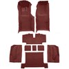 VT1117215 1970 Chevrolet Corvette; Automatic; Complete Molded Carpet Set; w/ Heel Pad; Loop; Maroon - image 2