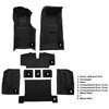 VT1117401 1969-70 Chevrolet Corvette; 4-Speed; Complete Molded Carpet Set; w/ Heel Pad & Toe Pad; Loop; Black - image 4