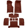 VT1117434 1970 Chevrolet Corvette; 4-Speed; Complete Molded Carpet Set; w/ Heel Pad; Loop; Burnt Orange - image 2