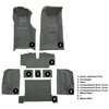 VT1117435 1969-70 Chevrolet Corvette; 4-Speed; Complete Molded Carpet Set; w/ Heel Pad & Toe Pad; Loop; Gunmetal Gray - image 4