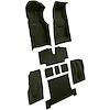 VT1117438 1970 Chevrolet Corvette; 4-Speed; Complete Molded Carpet Set; w/ Heel Pad; Loop; Dark Olive Green - image 1