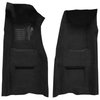 VT1117601 1969-70 Chevrolet Corvette; Automatic; Front Molded Carpet Set; w/ Heel Pad; & Toe Pad; Loop; Black - image 2