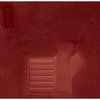 VT1117602 1969-70 Chevrolet Corvette; Automatic; Front Molded Carpet Set; w/ Heel Pad; & Toe Pad; Loop; Red - image 2