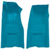 VT1117603 1969-70 Chevrolet Corvette; Automatic; Front Molded Carpet Set; w/ Heel Pad; & Toe Pad; Loop; Medium Blue - image 2