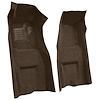 VT1117671 1970 Chevrolet Corvette; Automatic; Front Molded Carpet Set; w/ Heel Pad; Loop; Dark Brown - image 1