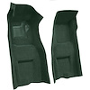 VT1117713 1969 Chevrolet Corvette; 4-Speed; Front Molded Carpet Set; w/ Heel Pad; & Toe Pad; Loop; Dark Green - image 1