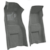 VT1117735 1969-70 Chevrolet Corvette; 4-Speed; Front Molded Carpet Set; w/ Heel Pad; & Toe Pad; Loop; Gunmetal Gray - image 1