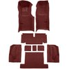 VT1117815 1971-75 Chevrolet Corvette; Coupe; Automatic; Complete Molded Carpet Set; w/ Heel Pad; Loop; Maroon - image 2