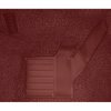 VT1117815 1971-75 Chevrolet Corvette; Coupe; Automatic; Complete Molded Carpet Set; w/ Heel Pad; Loop; Maroon - image 3
