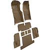VT1117817 1971-75 Chevrolet Corvette; Coupe; Automatic; Complete Molded Carpet Set; w/ Heel Pad; Loop; Medium Saddle - image 1