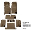 VT1117817 1971-75 Chevrolet Corvette; Coupe; Automatic; Complete Molded Carpet Set; w/ Heel Pad; Loop; Medium Saddle - image 4