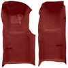 VT1118202 1971-76 Chevrolet Corvette; Automatic; Front Molded Carpet Set; w/ Heel Pad; Loop; Red - image 2