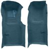 VT1118204 1971-76 Chevrolet Corvette; Automatic; Front Molded Carpet Set; w/ Heel Pad; Loop; Bright Blue - image 2