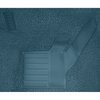 VT1118204 1971-76 Chevrolet Corvette; Automatic; Front Molded Carpet Set; w/ Heel Pad; Loop; Bright Blue - image 3