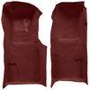 VT1118215 1971-76 Chevrolet Corvette; Automatic; Front Molded Carpet Set; w/ Heel Pad; Loop; Maroon - image 2