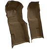 VT1118217 1971-76 Chevrolet Corvette; Automatic; Front Molded Carpet Set; w/ Heel Pad; Loop; Medium Saddle - image 1