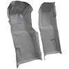 VT1118223 1971-76 Chevrolet Corvette; Automatic; Front Molded Carpet Set; w/ Heel Pad; Loop; Silver - image 1